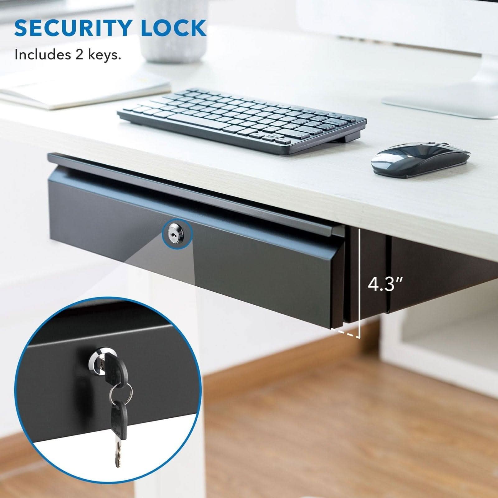 SECURITY LOCK  
Includes 2 keys.  

4.3"