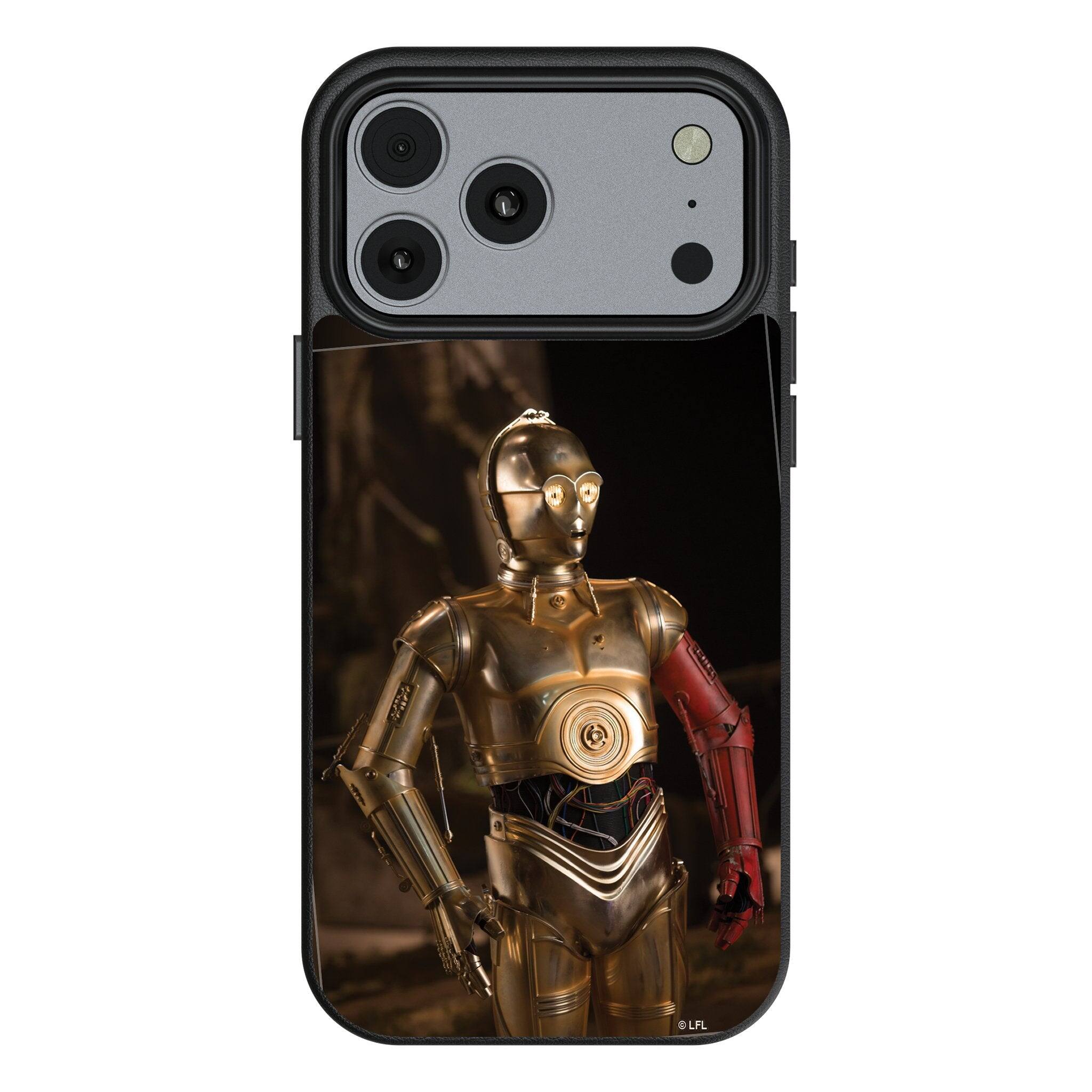 Keyscaper - Star Wars: A New Hope Portrait MagSafe Compatible Phone Case - Apple iPhone 17 Pro Max - C-3PO