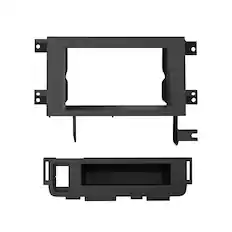 Front. Metra - Stereo Installation Kit for 2005-2014 Honda Ridgeline Vehicles - Matte Black.