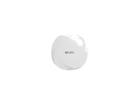Front. HPE Aruba - Aruba AP-635 Tri Band WiFi 6 3.90 Gbit/s Wireless Access Point Indoor R7J28A - White.