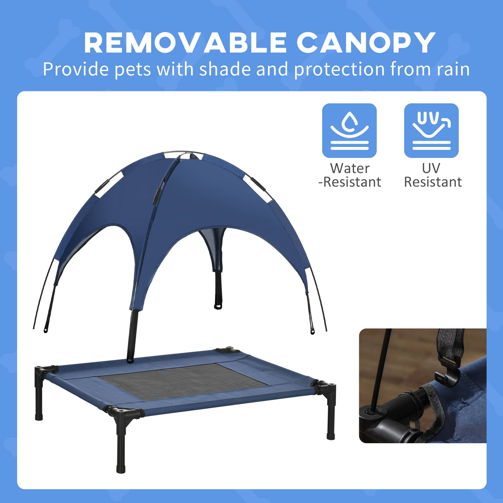 REMOVABLE CANOPY  
Provide pets with shade and protection from rain  
Water-Resistant  
UV-Resistant