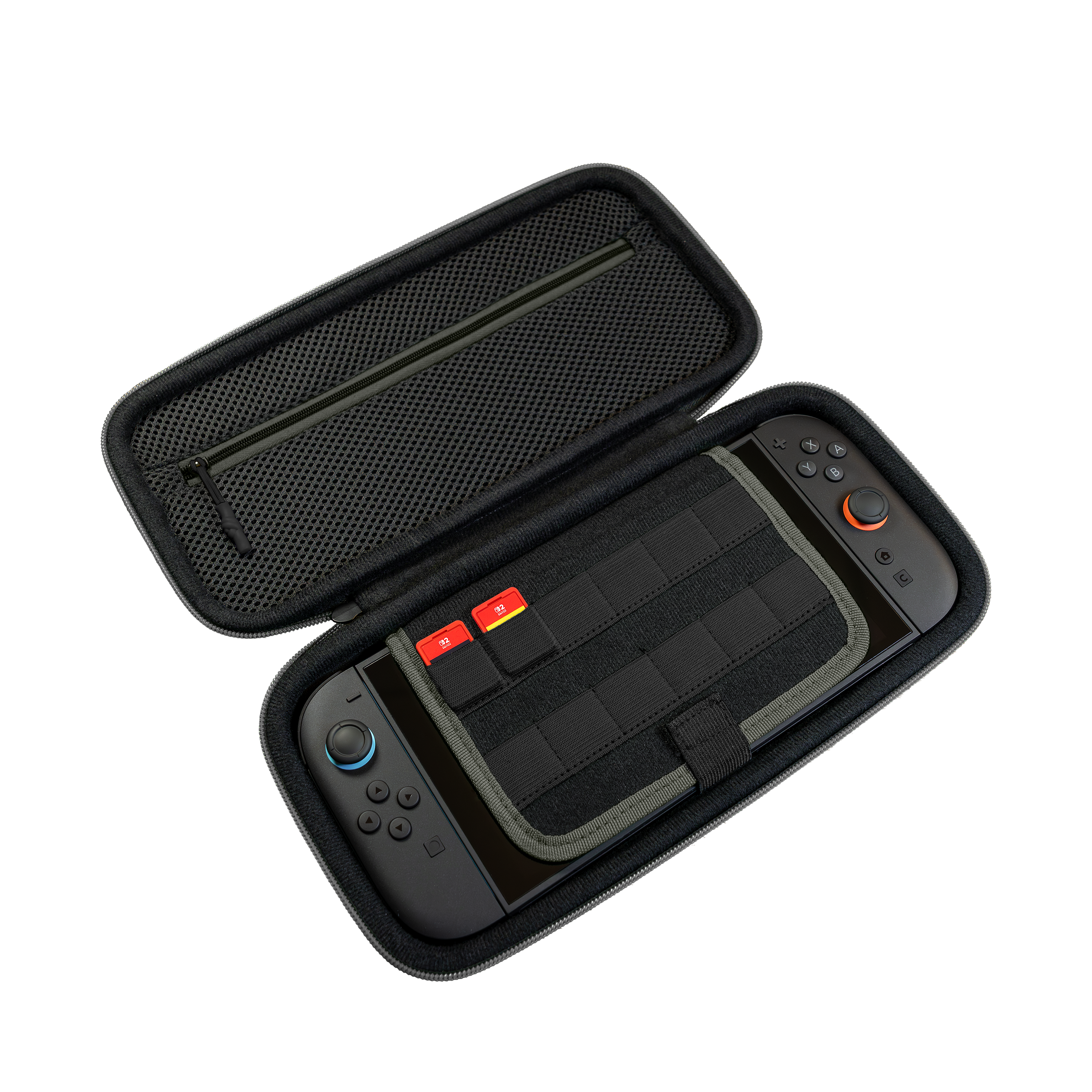Back. Turtle Beach - PlayTrek™ Travel Case for Nintendo Switch™ 2 - Charcoal Black.