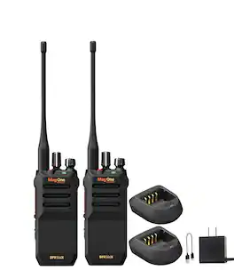 Motorola Solutions - Motorola BPR50dX 64-Channel Two-Way VHF Business Radio (BPR50dX-V) (2-Pack) - Black