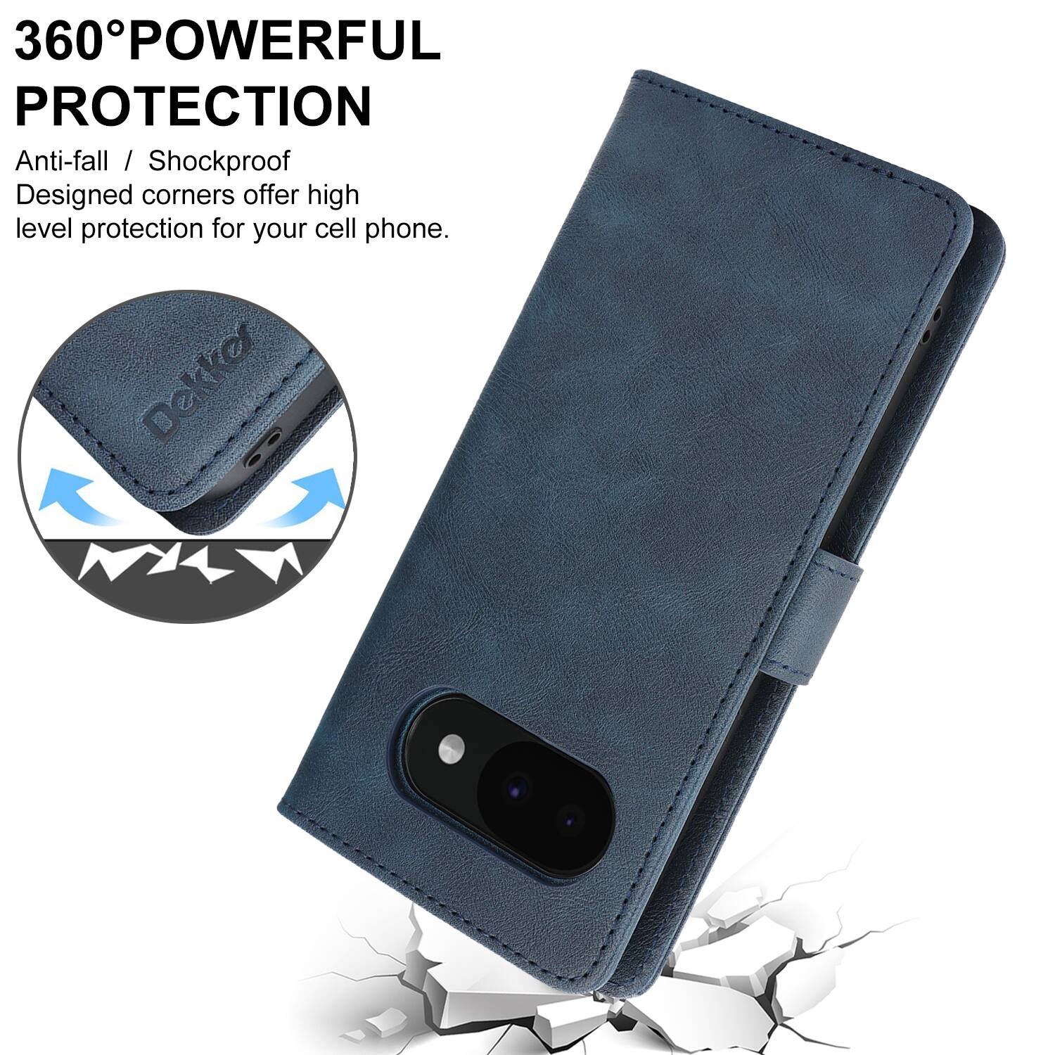 360° POWERFUL PROTECTION

Anti-fall / Shockproof  
Designed corners offer high level protection for your cell phone.
