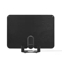 Insignia™ - Amplified Ultra-Thin Indoor HDTV Antenna - 60 Mile Range - Black - Front_Zoom