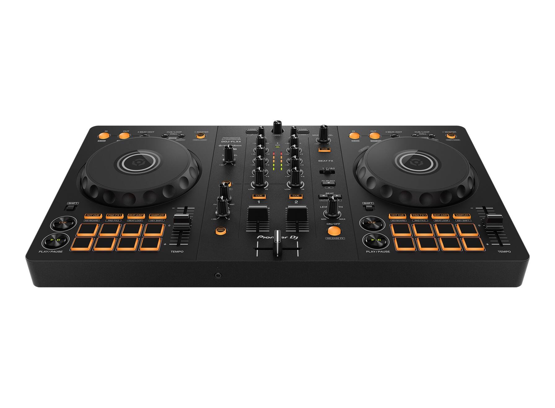 Alt View 12. Pioneer DJ - DDJ-FLX4: 2-Channel DJ Mixer - Black.