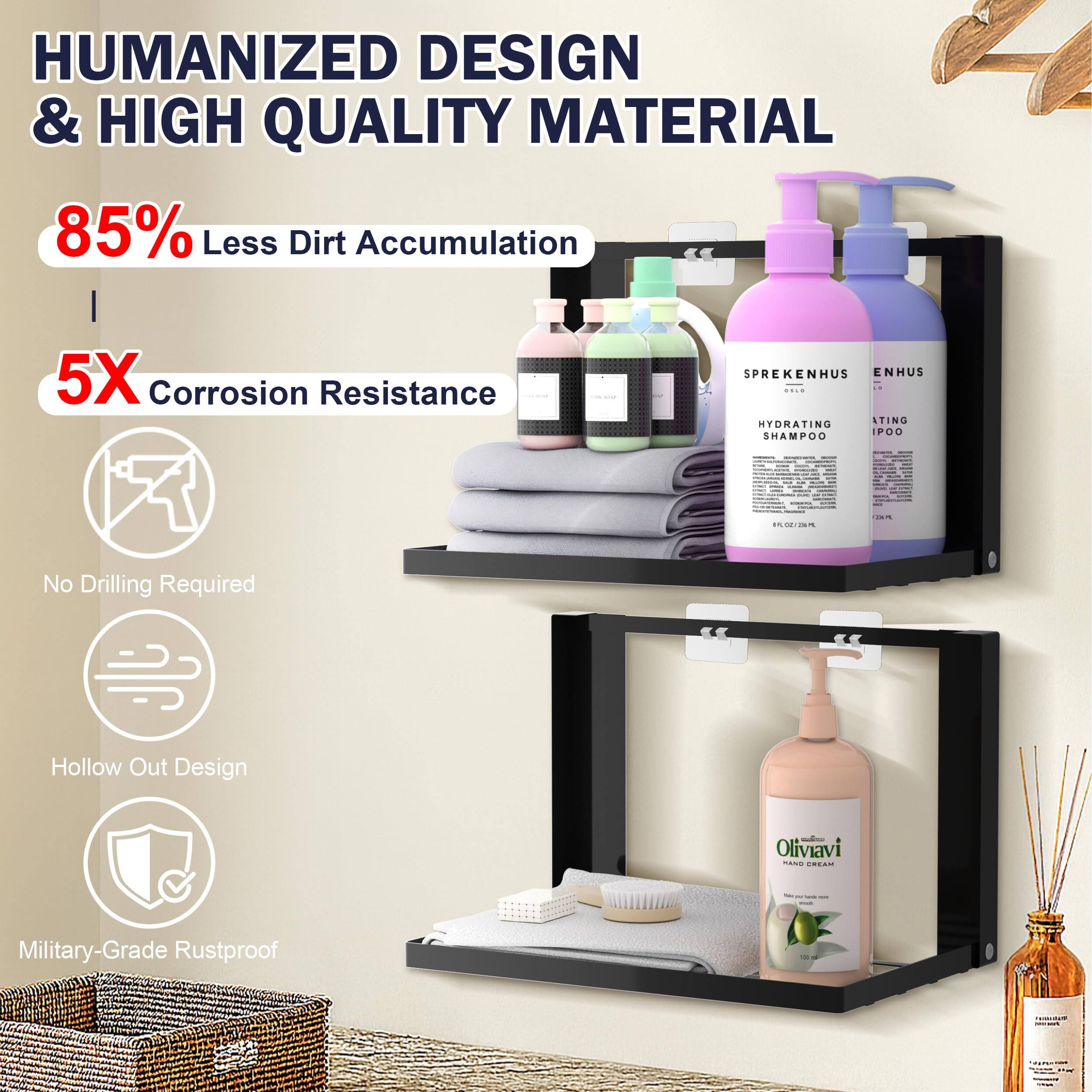 HUMANIZED DESIGN & HIGH QUALITY MATERIAL

85% Less Dirt Accumulation

5X Corrosion Resistance

No Drilling Required

Hollow Out Design

Military-Grade Rustproof