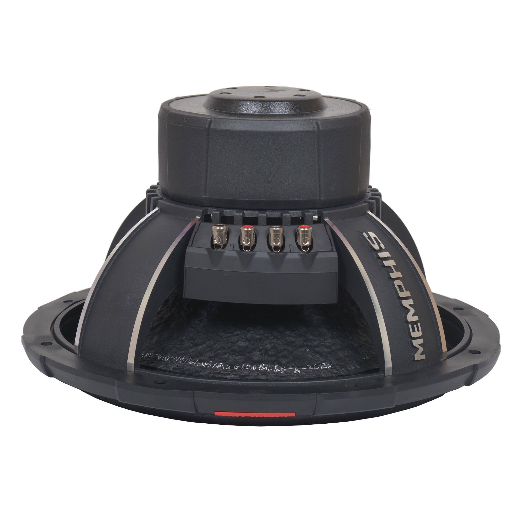 Alt View 10. Memphis Car Audio - Memphis Audio MJP1522 Mojo Pro Series 15" Component Subwoofer With Dual 2-ohm Voice Coils - Black/Gray.