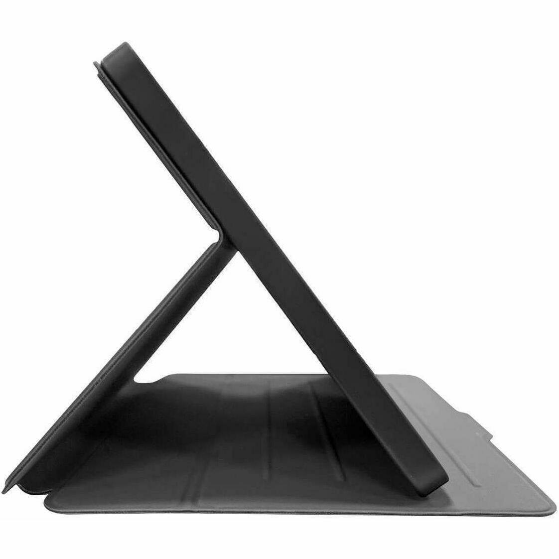 Alt View 5. Targus - Targus Click-In THZ957GL Carrying Case (Folio) for 10.9" Samsung Galaxy Tab A9+ Tablet - Black - Drop Resistant, Bump - Black.