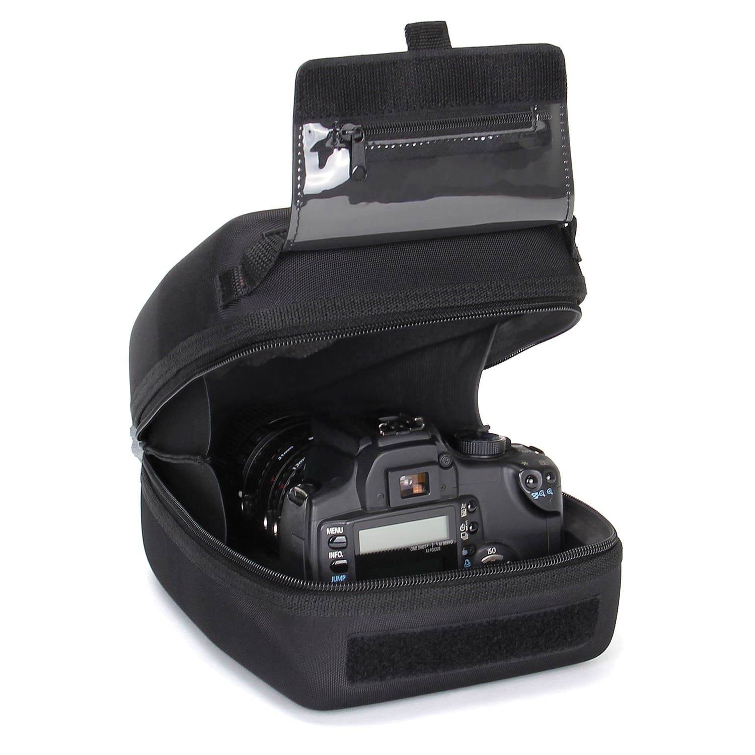USA Gear - Grhlhsz100bkws Quick-access Dslr Hard-shell Camera/zoom Lens Case, Black - Black