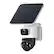Front. eufy - eufyCam S4 Triple Lens Wireless Solar Security Camera with 360° View, Auto Tracking, No Monthly Fees - White.