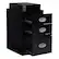 Alt View 14. OSP Home Furnishings - 3 Drawer Locking Metal File Cabinet with Top Shelf - Black.