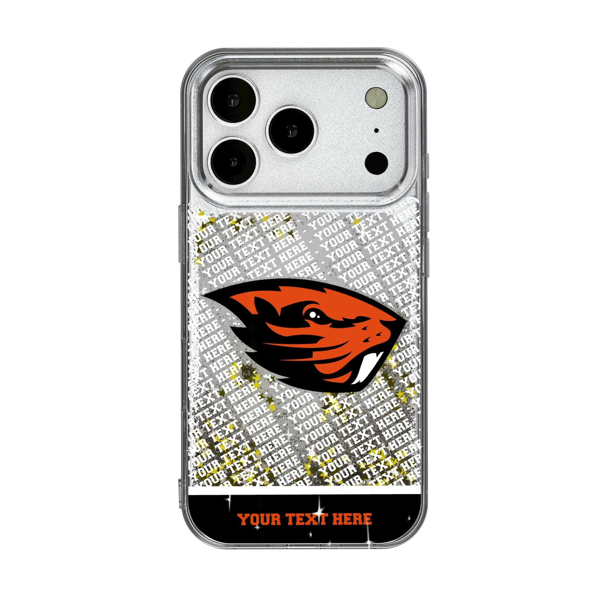 Keyscaper - NCAA - Oregon State Beavers iPhone Endzone Personalized Glitter Case - 13 Pro - Multicolor price history on PriceWatchPro
