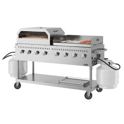 Koolmore 60 in. 8 Burner Commercial Outdoor Propane Gas