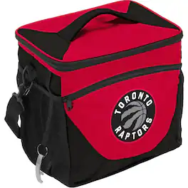 Logo Brands - Toronto Raptors Team 24-Can Cooler - Black