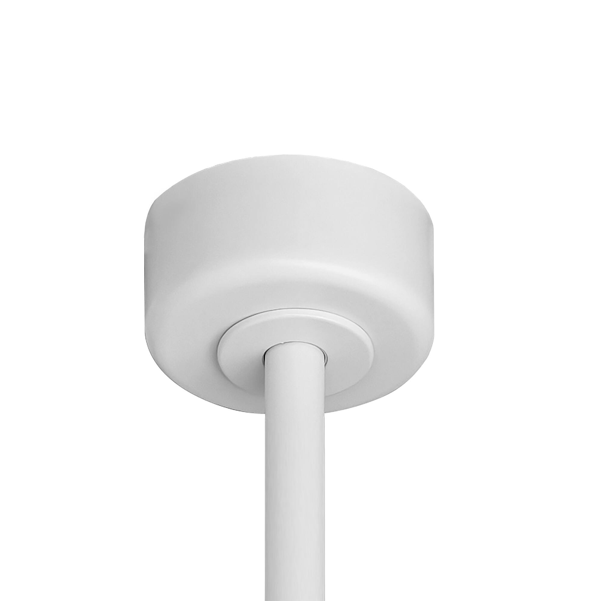 Alt View 8. Parrot Uncle - 50" Modern White Propeller Remote Control Ceiling Fan without Lights - White.