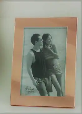 Jiallo - Copper tone frame 4 x 6" - Silver, Multi Color