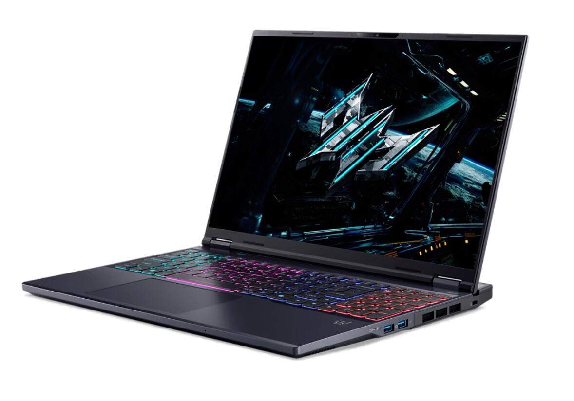 Alt View 4. Acer - Predator Helios NEO 16 AI Laptop 16.0 WQXGA Display (Ultra 9- 275HX, 32GB, 1TB SSD, Win 11 Home) w/USB Hub - Black.