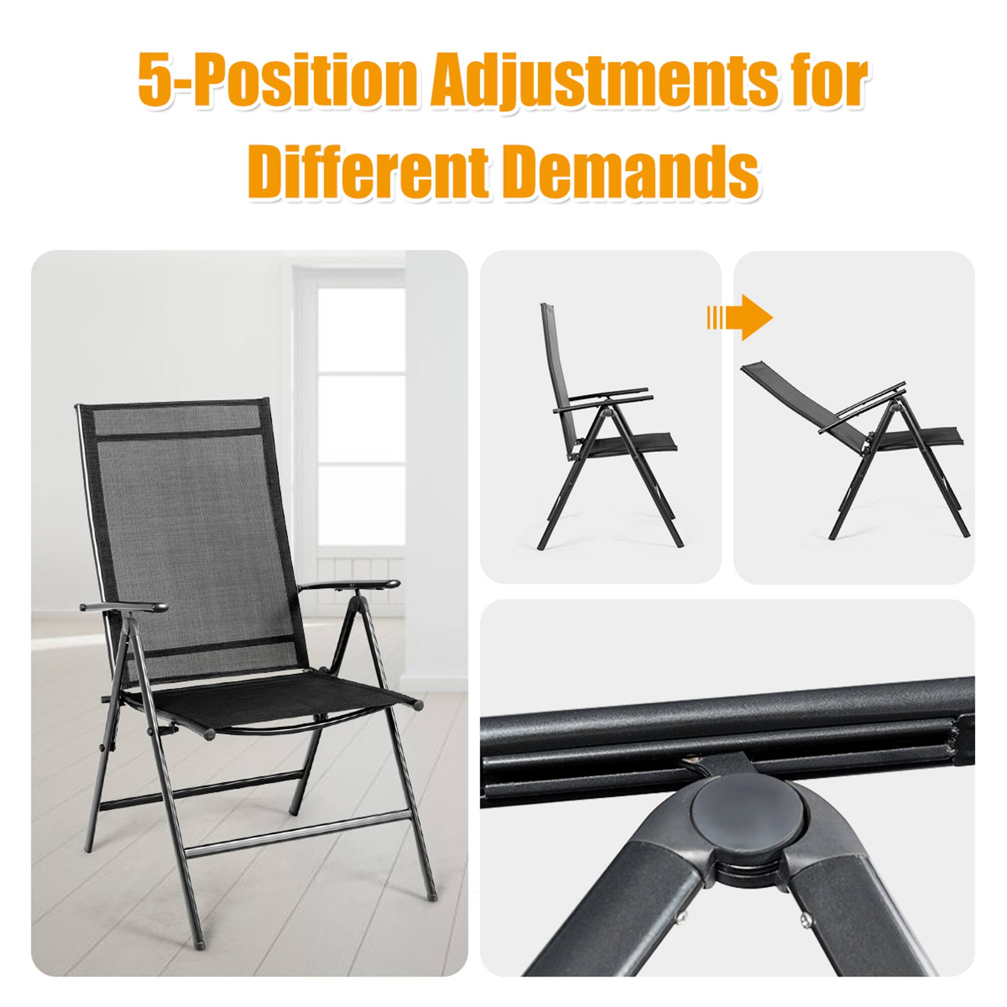 5-Position Adjustments for Different Demands