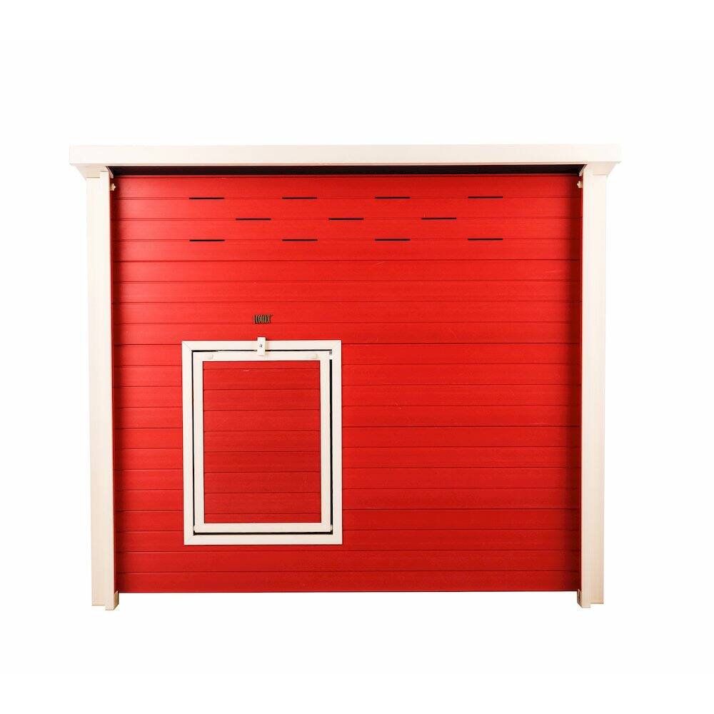Alt View 1. New Age Pet - Jumbo Fontana Chicken Barn in Red - Red.
