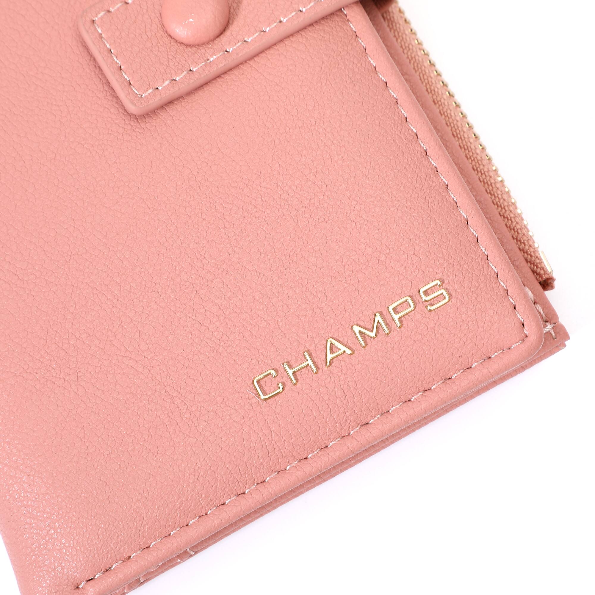 Alt View 1. Champs - Iconic Collection Slim Wallet - Pink.
