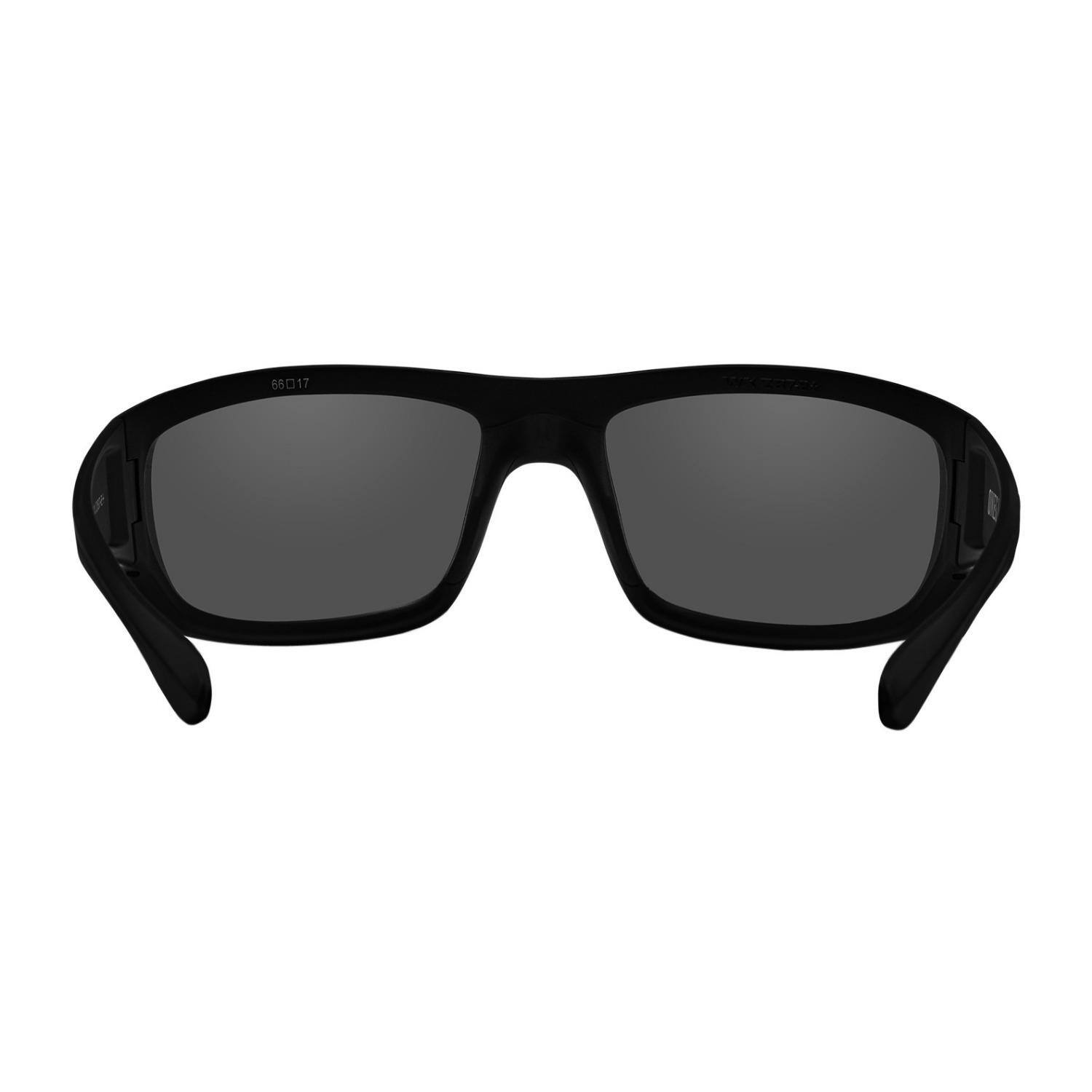 Angle. Wiley X - Wiley-X Omega Sunglasses (Captivate Polarized Gray Lens, Matte Black Frame) - Gray.