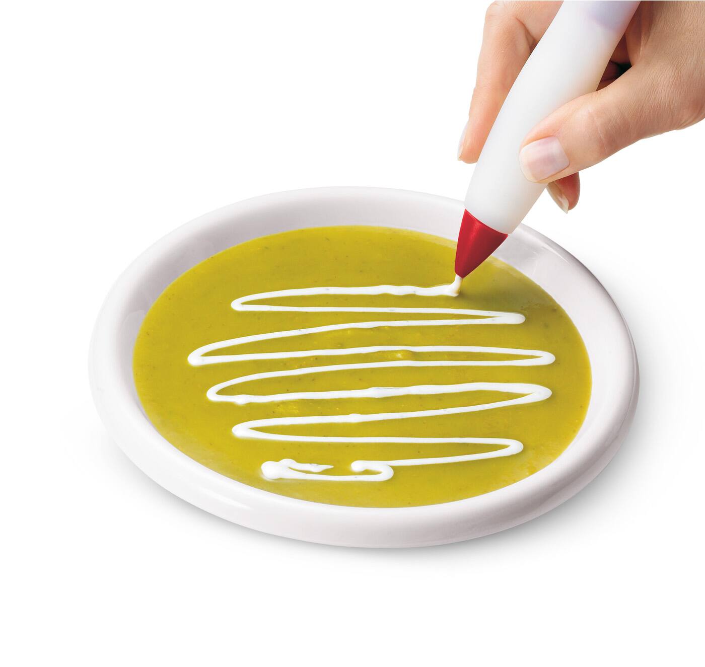 Alt View 2. Cuisipro - Cookie And Cupcake Decorating Pen Baking Deco Food Frosting Pen - Red.