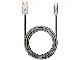 IOGEAR - G2LU3CAM02-GY 6.56 ft. Gray Charge & Sync Pro - USB-C to USB-A Cable