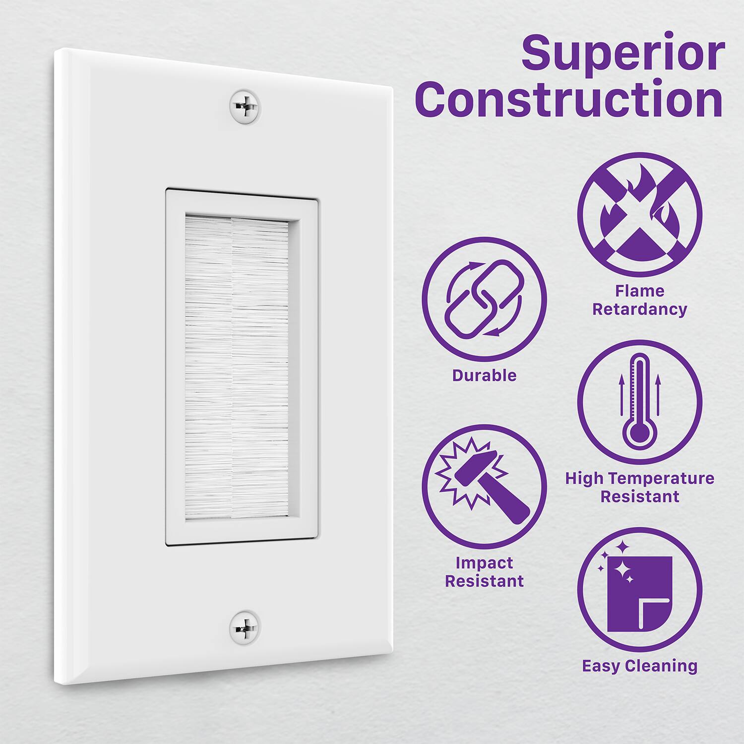 Superior Construction
Flame Retardancy
Durable
High Temperature Resistant
Impact Resistant
Easy Cleaning