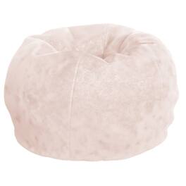 Emma + Oliver - Small Bean Bag Chair for Kids and Teens - Blush Furry