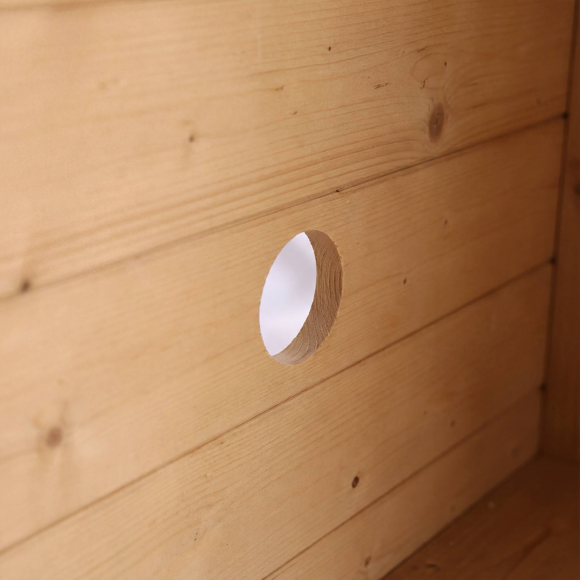 Alt View 9. Famapy - Modular Solid Cedar Outdoor Kitchen Cabinets - All-Weather Storage with Stainless Steel Top for Patio, Grill Station - Wooden.