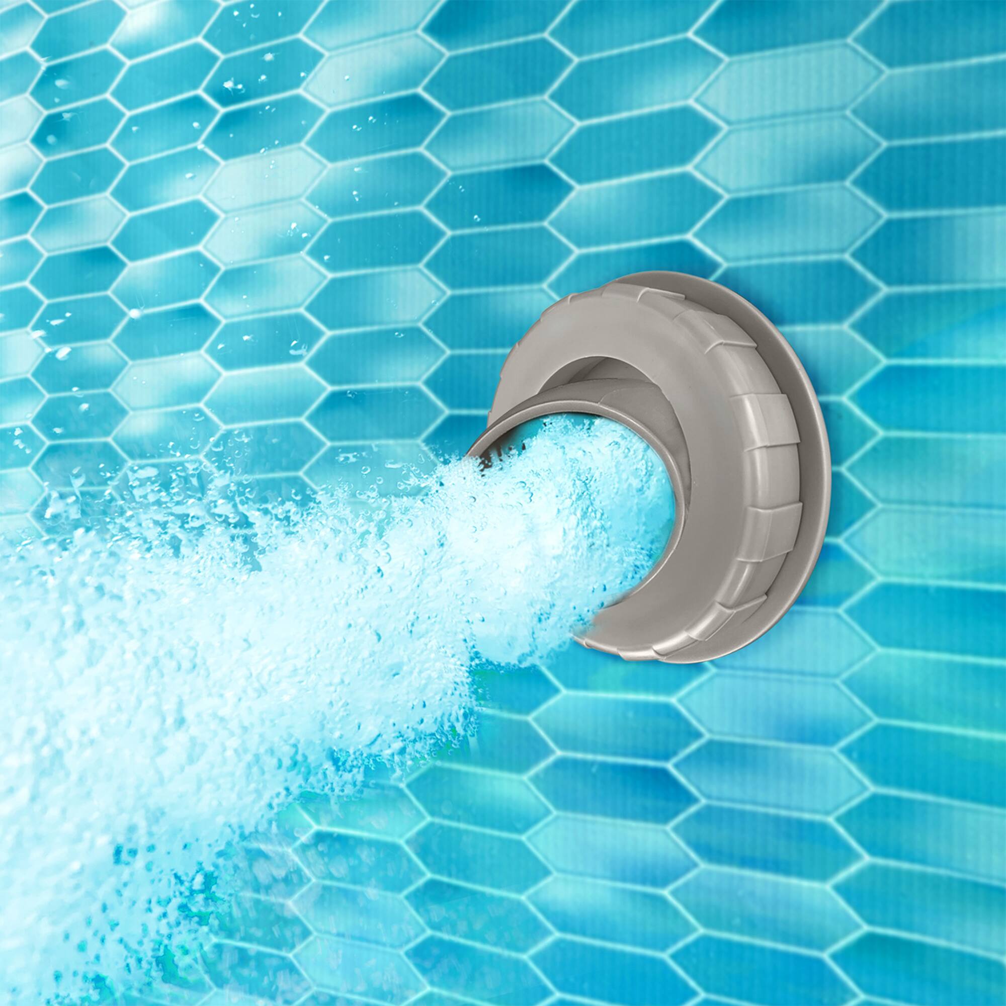 Alt View 4. Funsicle - Funsicle 1500 Gallon SkimmerPlus Filter Pump System for Above Ground Pool, Gray.