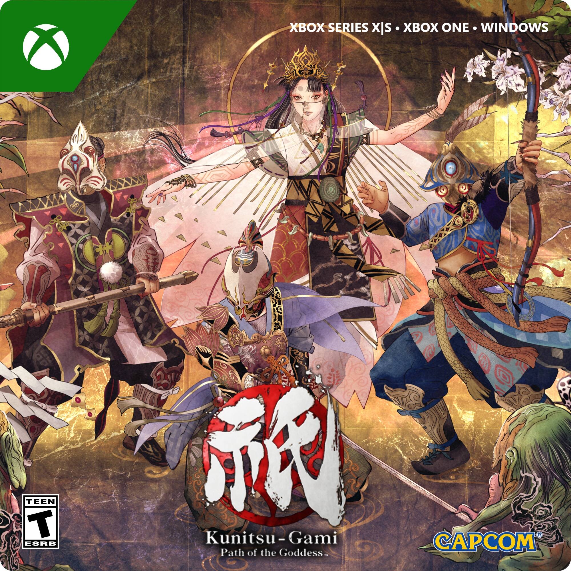 XBOX SERIES X|S ONE WINDOWS TEEN T ESRB Kunitsu-Gami Path of the Goddess CAPCOM