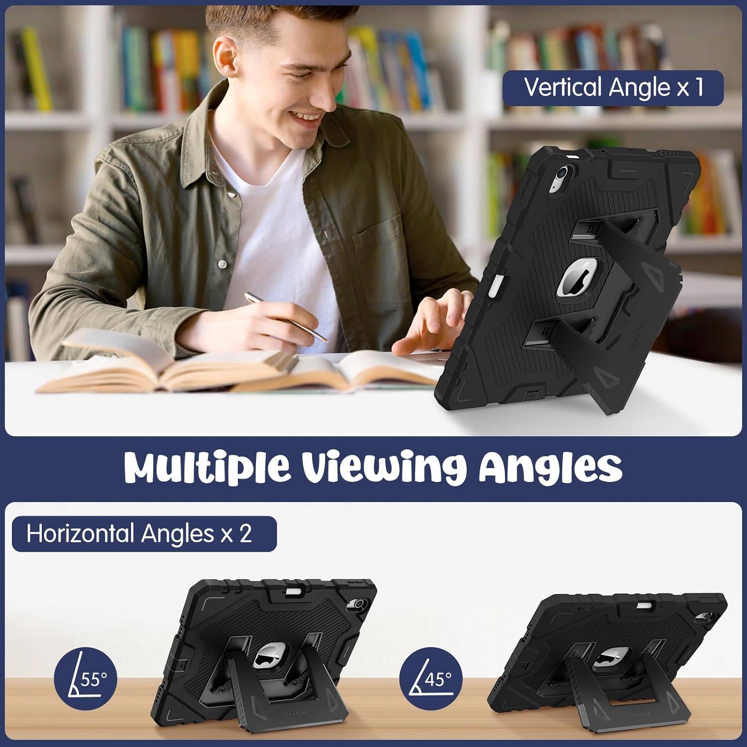 Vertical Angle x 1  
Multiple Viewing Angles  
Horizontal Angles x 2  
55°  
45°