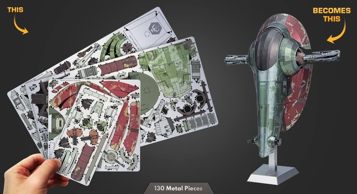 This becomes this 130 metal pieces