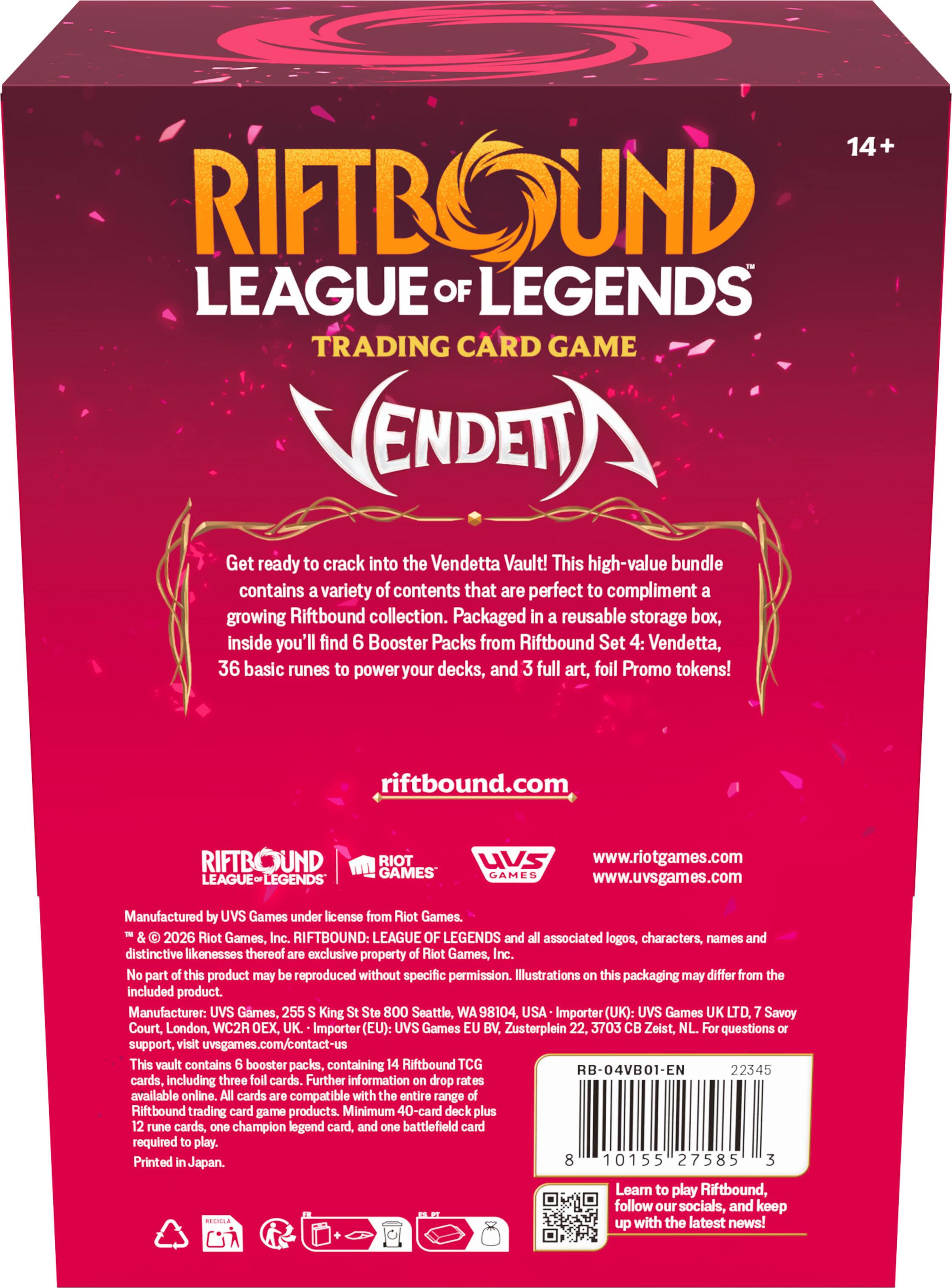riftbound booster box contents Riftbound: League of Legends TCG: Unleashed Verletzungsgefahr durch scharfkantige Ecken der Karten! Riftbound League of Legends Spiritforged