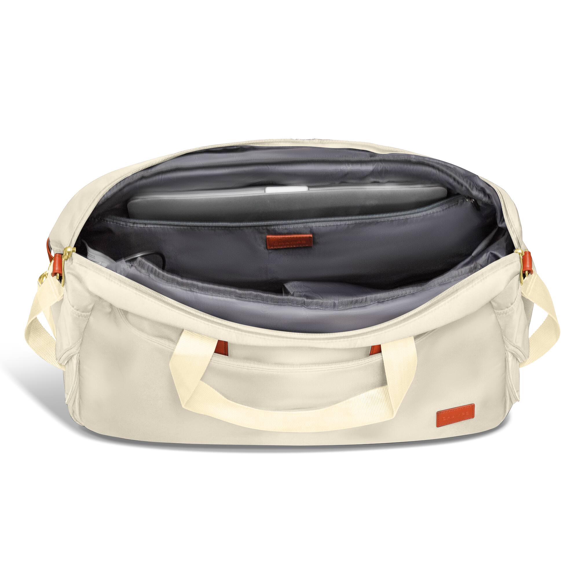 Alt View 1. Champs - Vintage Weekender Duffel Bag - Ivory.