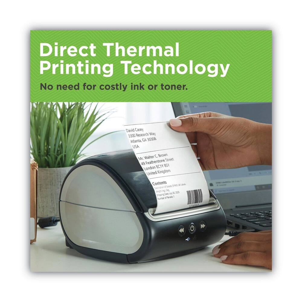 Direct Thermal Printing Technology  
No need for costly ink or toner.

David Casey  
3300 Research Way  
Atlanta, GA 30308  
USA

Mr. Walter C. Brown  
49 Featherstone Street  
London EC1V 8SY  
United Kingdom

Contents  
SNIC a ue a Scods Segt N 2s bae ly I 2  
Shopping Sproi Number b 8AS