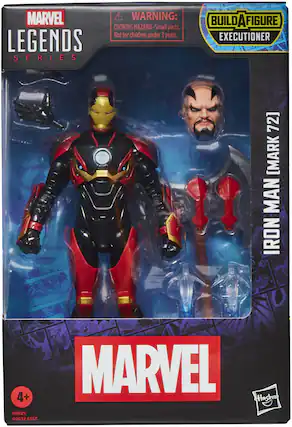 MARVEL LEGENDS SERIES
WARNING: CHOKING HAZARD—Small parts. Not for children under 3 years.
BUILD A FIGURE EXECUTIONER
IRON MAN MARK 72
4+
G0821/ G0632 ASST.