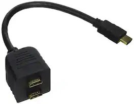 Pyle - Home HDMI Video Splitter Adapter Cable-HDMI - Black