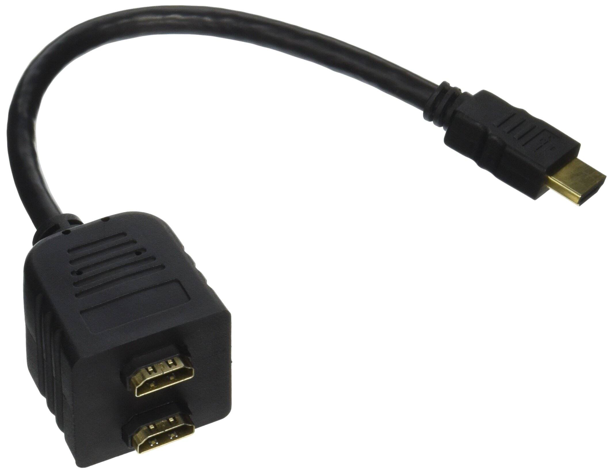 Front. Pyle - Pyle Home HDMI Video Splitter Adapter Cable-HDMI - Black.