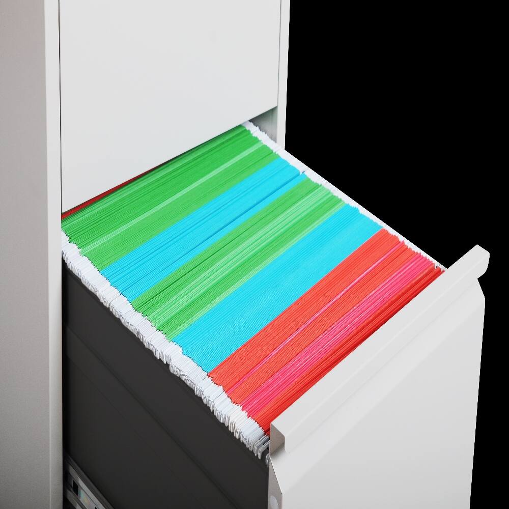 Alt View 6. Loheer - Loheer 2 Drawer Metal File Cabinet Vertical Locking Office Storage Cabinet for A4 Legal Letter Size Steel Filing Cabinet.