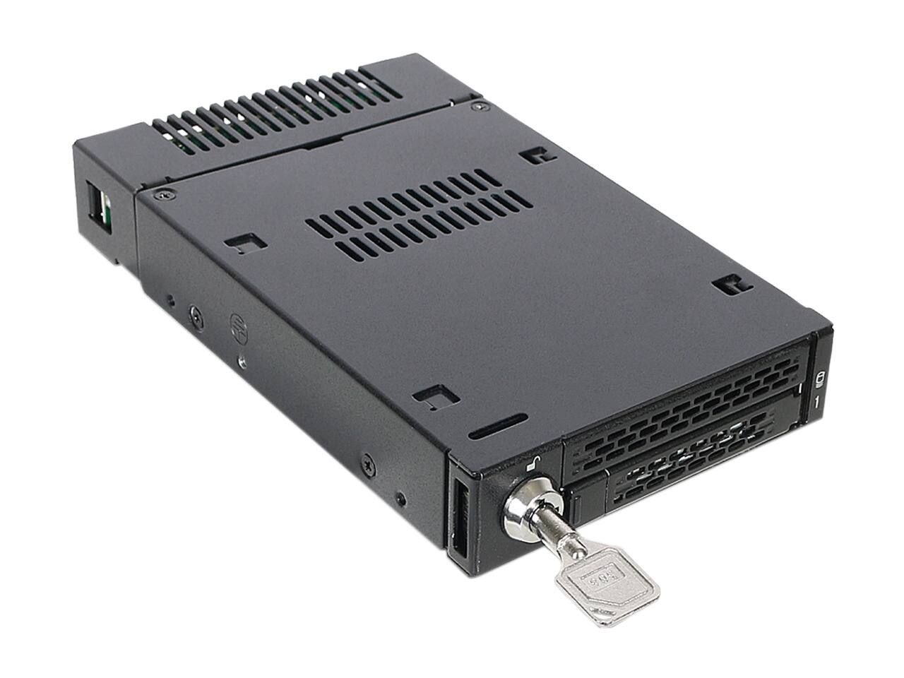 Alt View 4. Icy Dock - M.2 PCIe NVMe SSD Mobile Rack for External 3.5" Drive Bay.