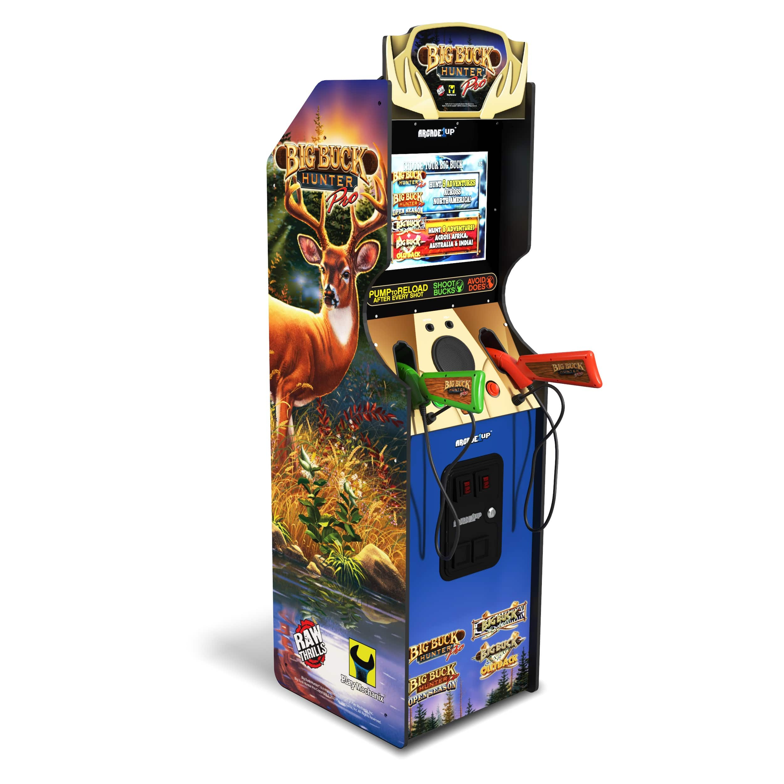 Arcade1Up Big Buck Hunter Pro Deluxe Arcade Machine Blue BBH-A-304025 -  Best Buy