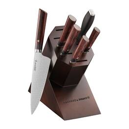 KRAMER by ZWILLING Meiji 7-pc Knife Block Set - Stainless Steel