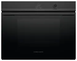 Fisher & Paykel - Minimal 30-in Combination steam oven 1.9 cu ft capacity touch screen with dial - Stainless Steel - Front_Zoom