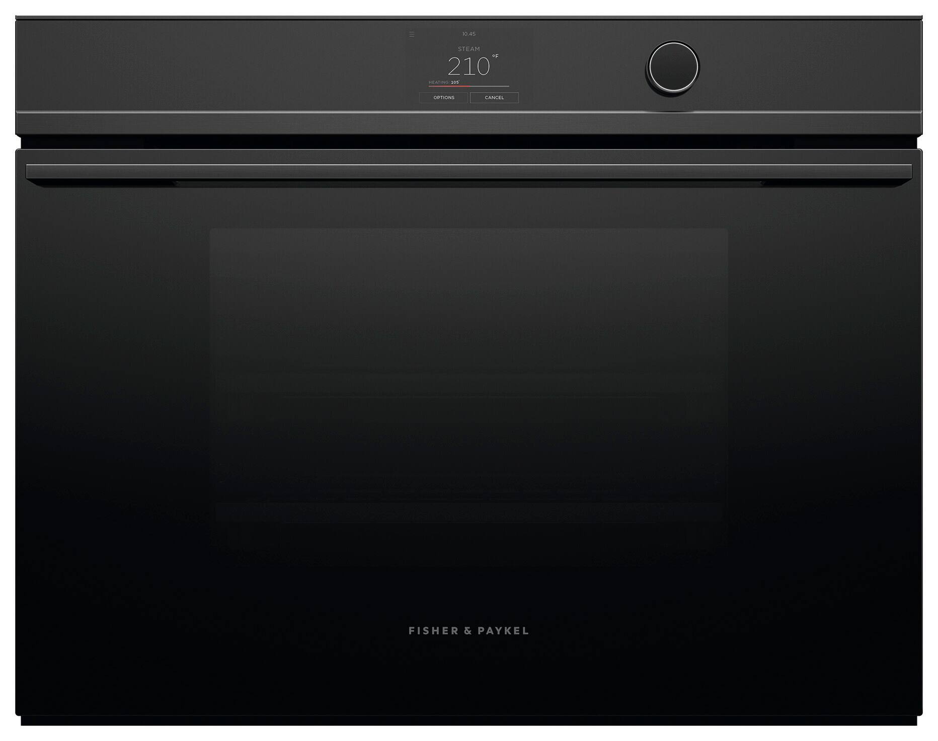 Fisher & Paykel - Minimal 30-in Combination steam oven 1.9 cu ft capacity touch screen with dial - Stainless Steel