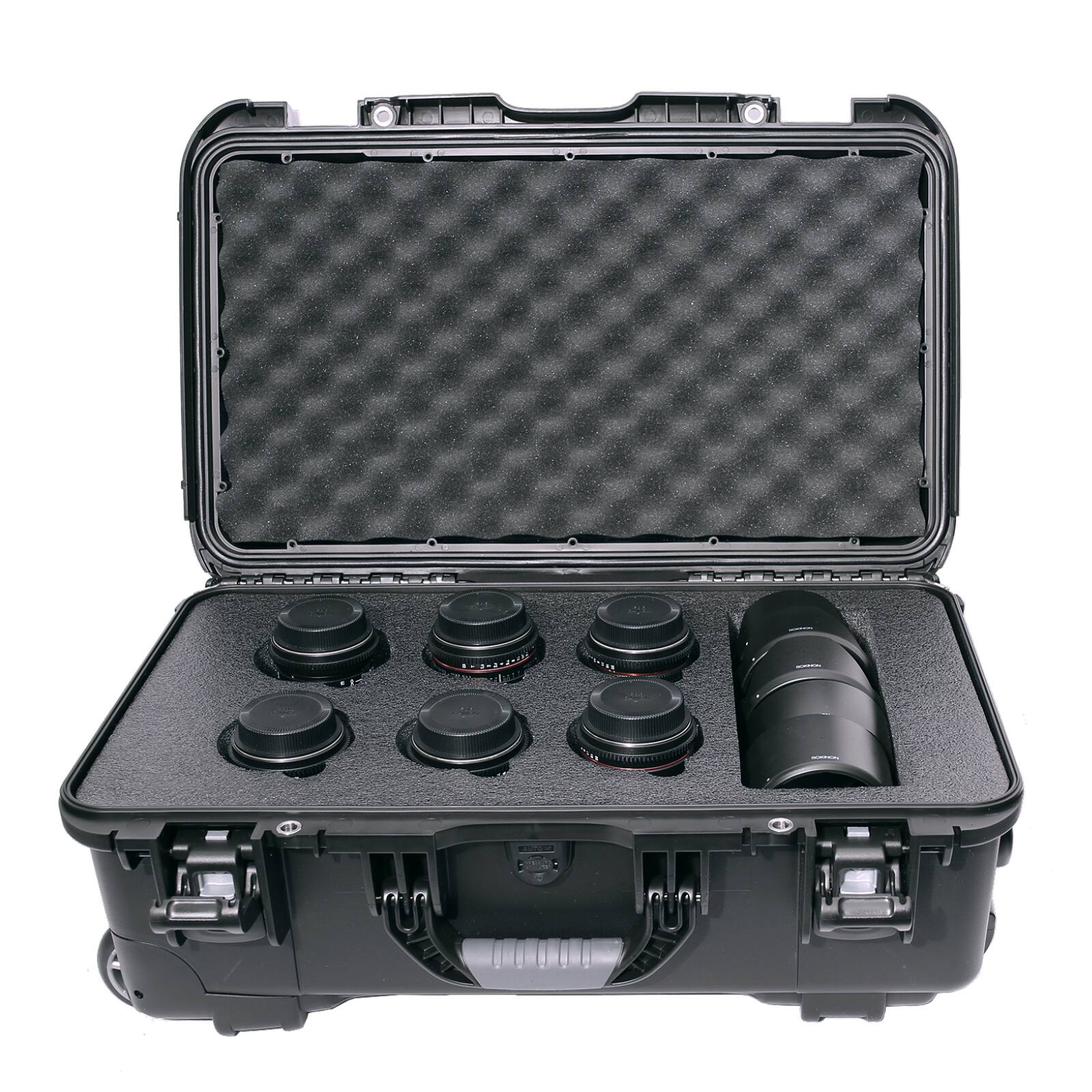 Alt View 1. Rokinon - Rokinon CINE DS/DSX 6 Lens Case for DS/DSX Lenses - Black.