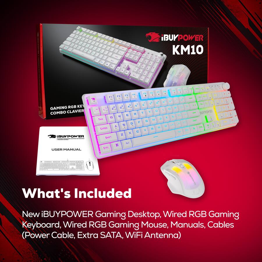 Ibuypower Keyboard Keys iBUYPOWER Trace Gaming Desktop PC Intel Core Ultra 7 265F, NVIDIA ...