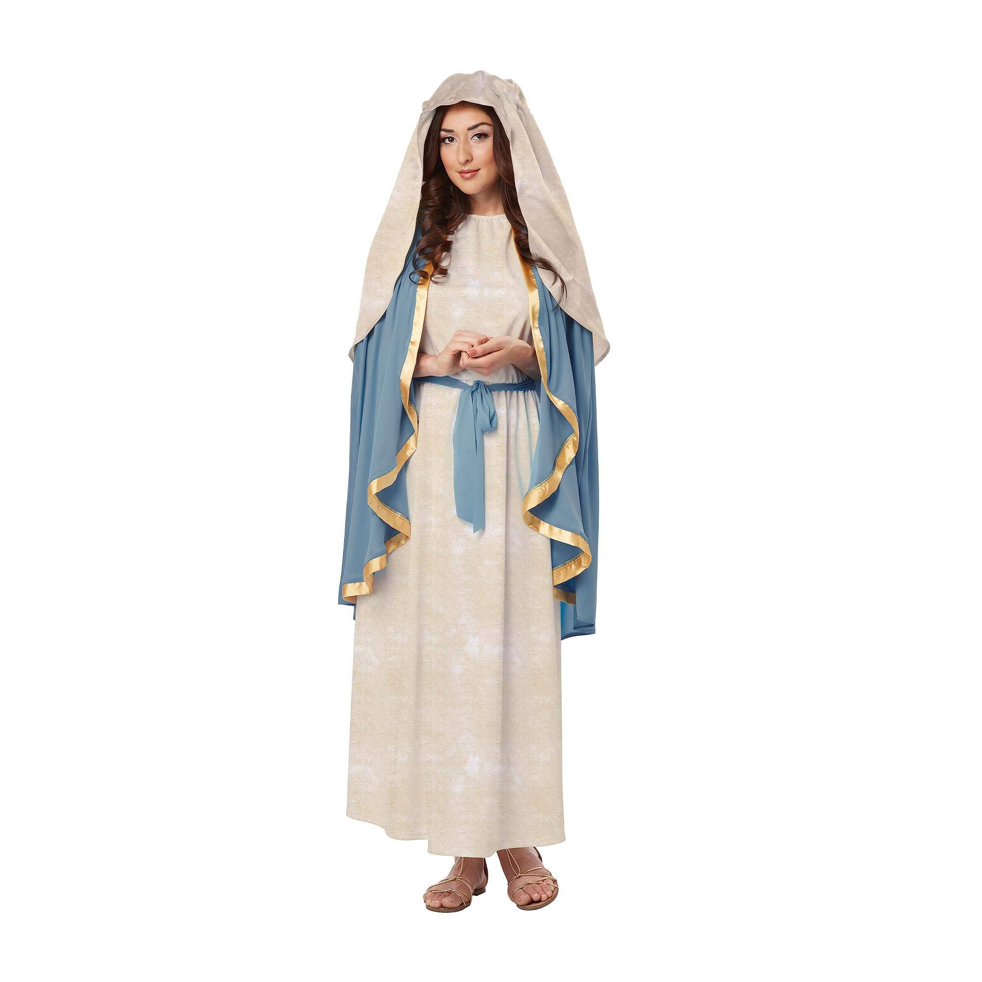 Front. California Costumes - The Virgin Mary Adult Costume | Medium - Multi-Colored.